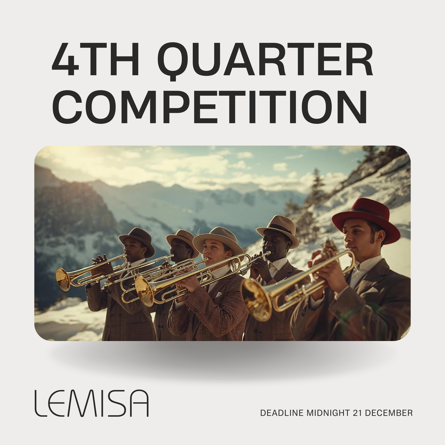 4th Quarter : October-December Composition Competition