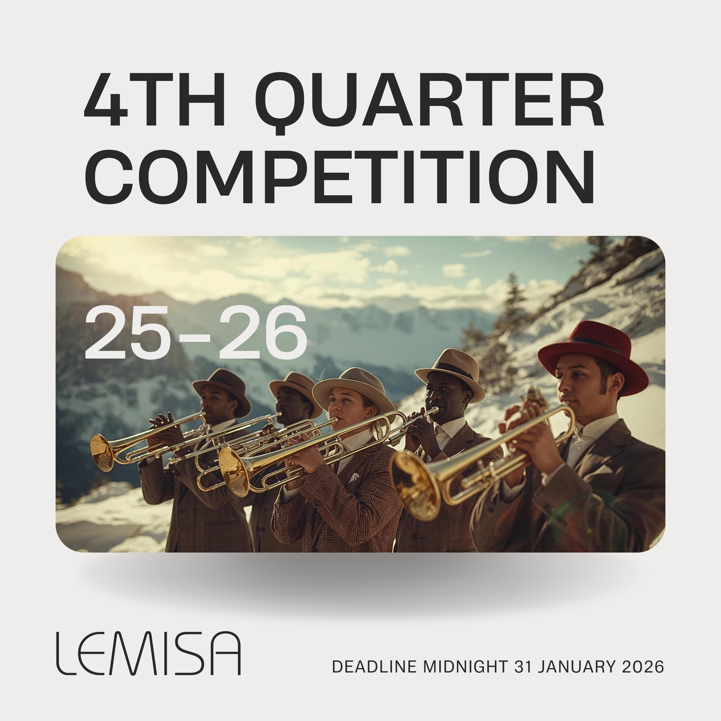 4th Quarter : October-January Composition Competition